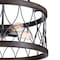 Cwi Lighting Amazon 5 Light Drum Shade Chandelier With Gun Metal Finish 9966P23-5-242-A - alternate 2